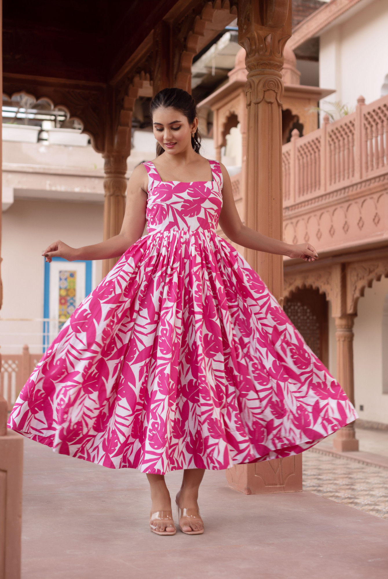 Pink Garden Dress