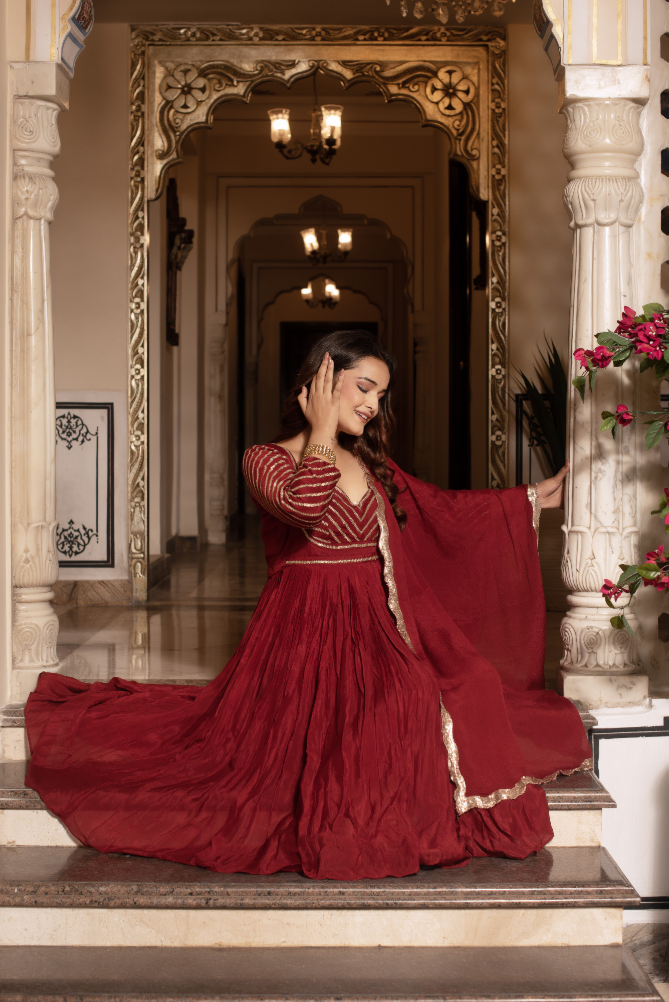 Noor Red Suit Set