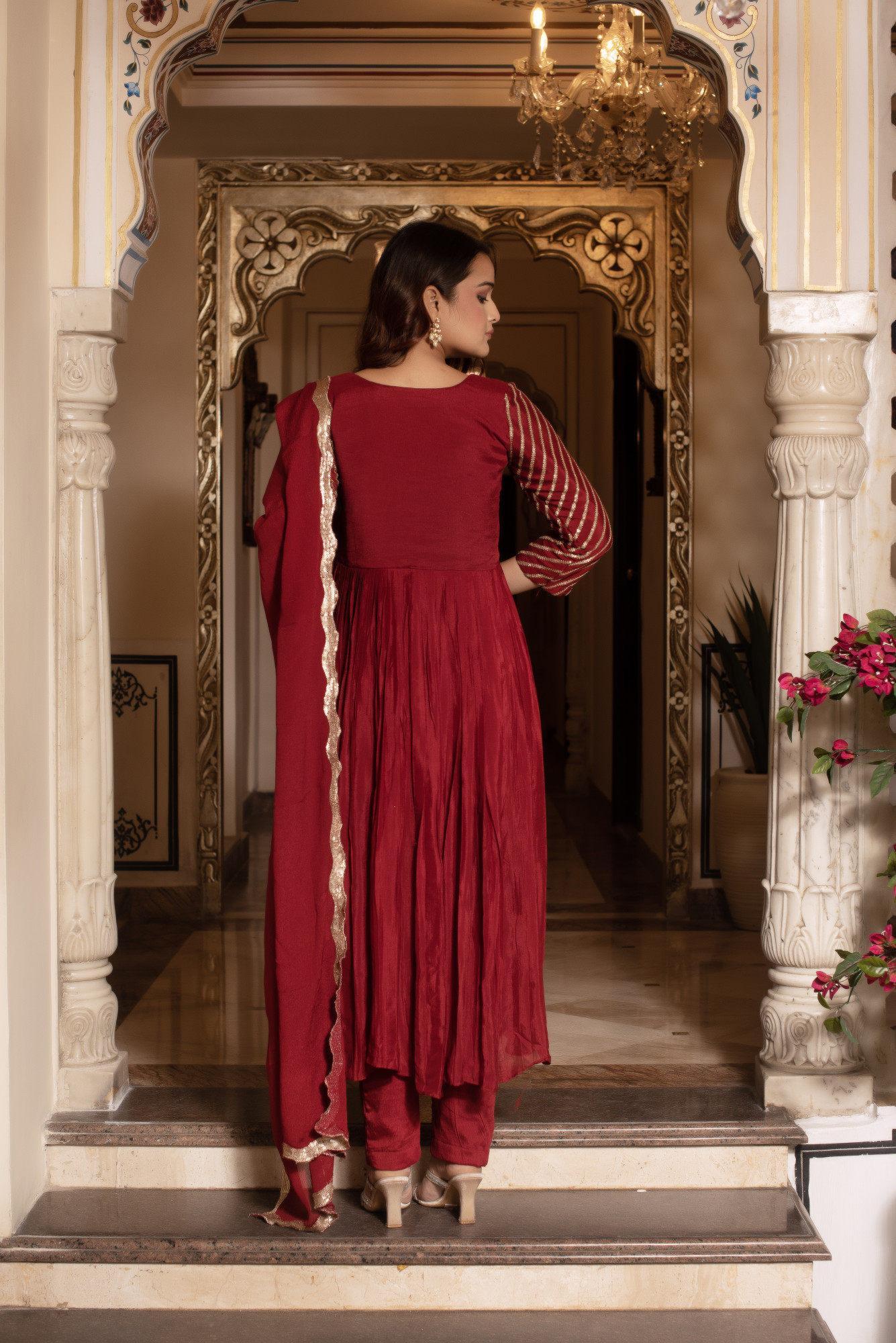 Noor Red Suit Set