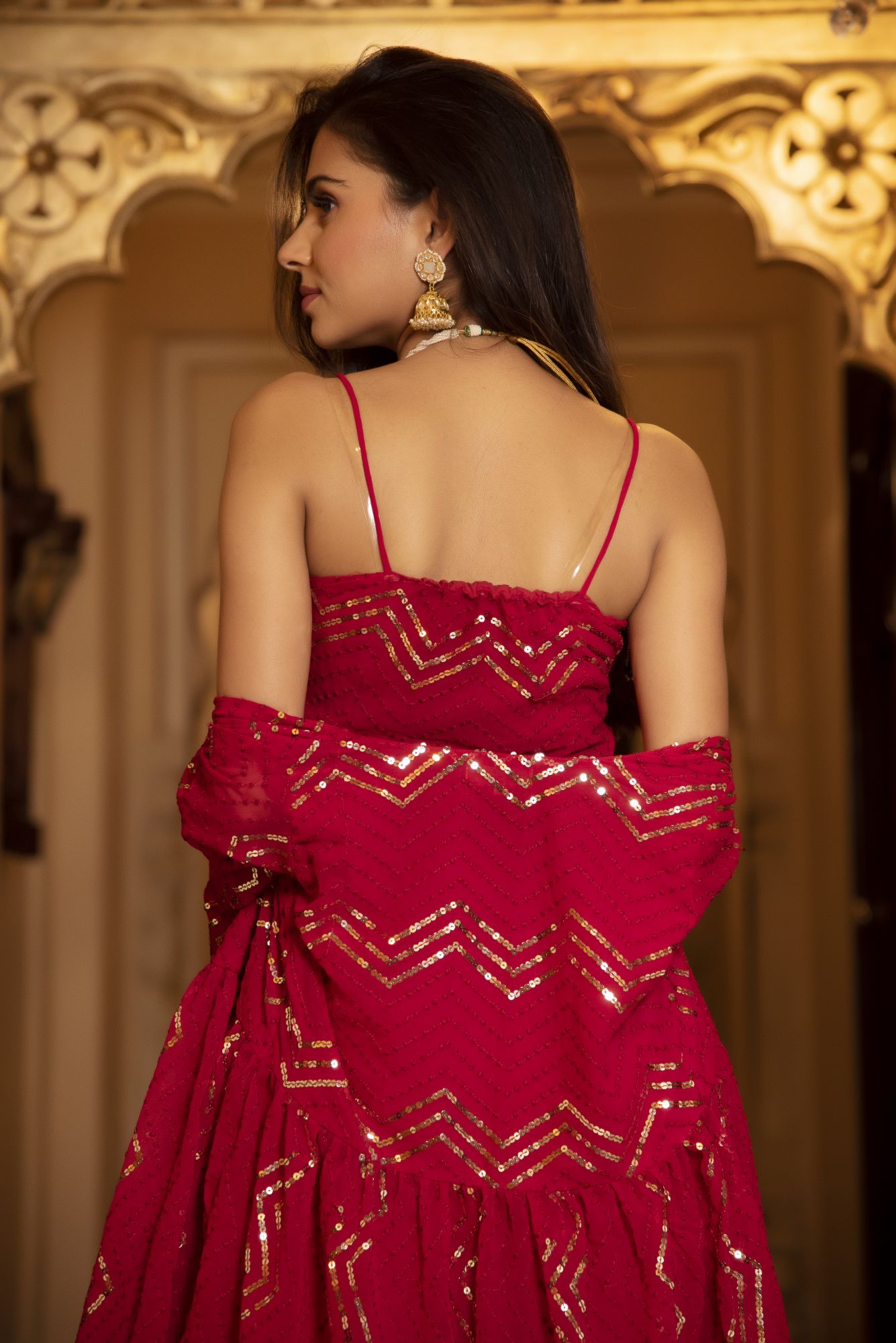 Rani Zigzag Georgette Co-ord Set