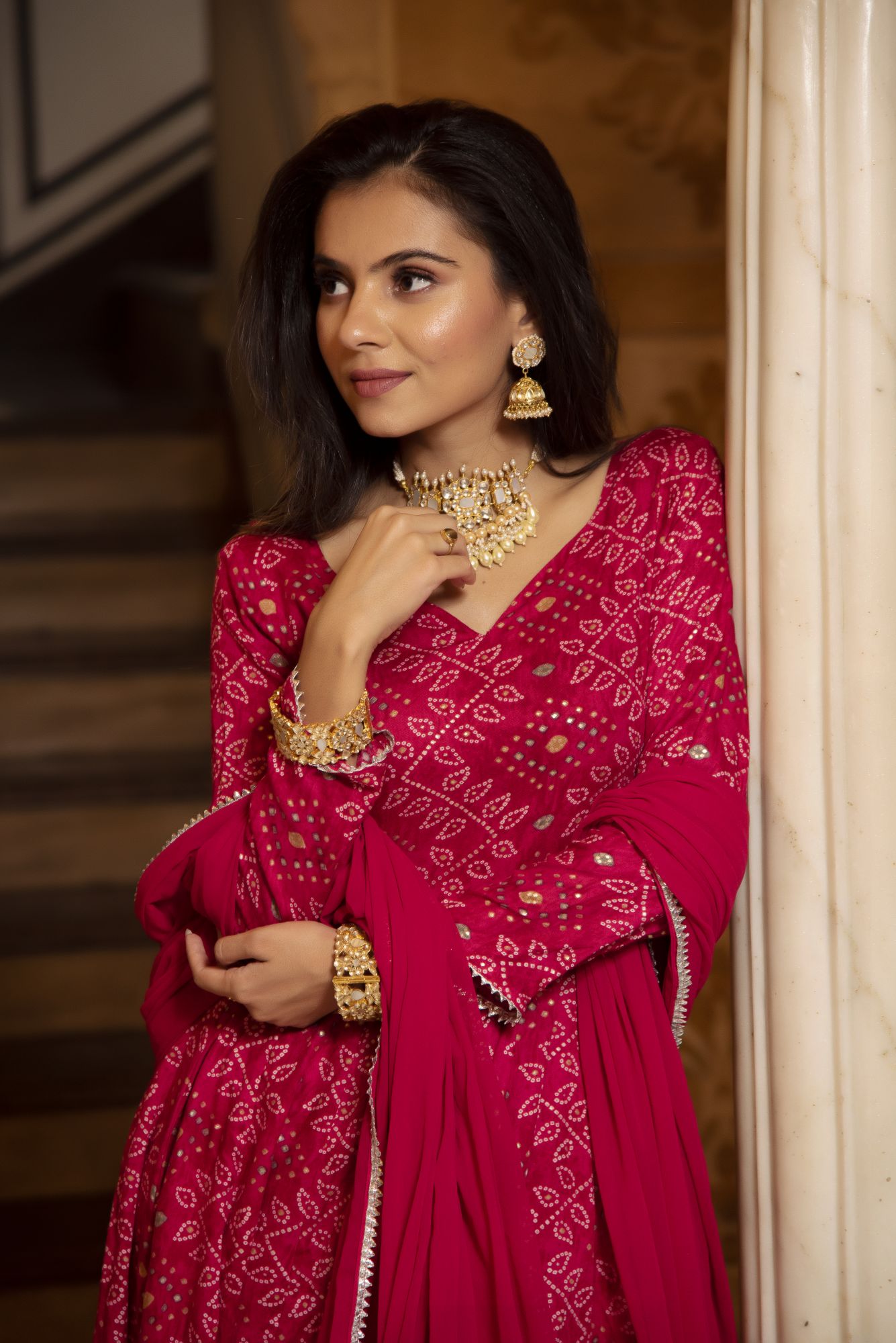 Imperial Rani Printed Anarkali Suit Set