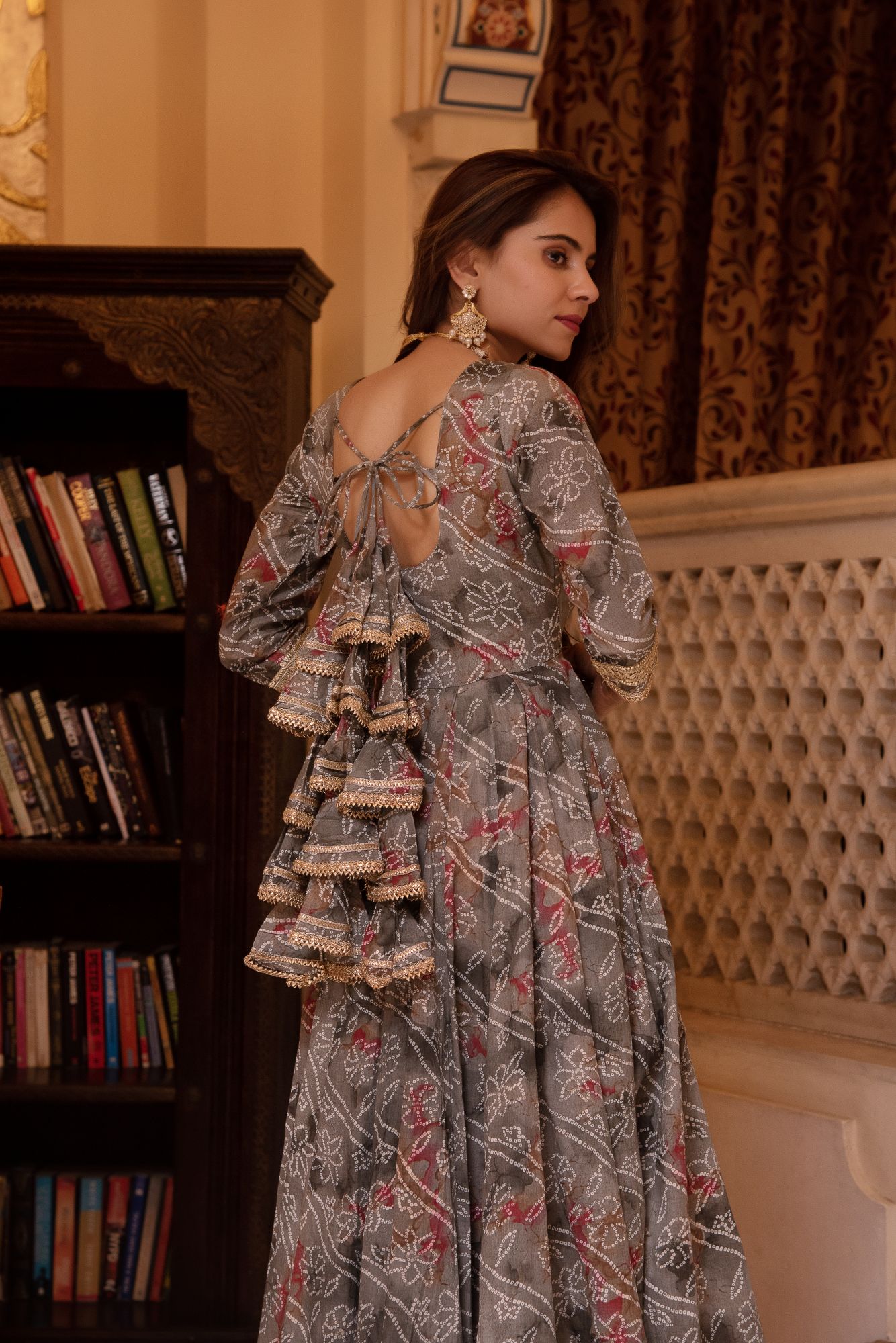 Sawan Saleti Gotapatti Anarkali Suit Set