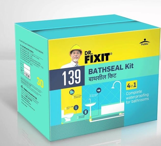 Dr Fixit 139 Bath seal Kit Cementitious Coating Small