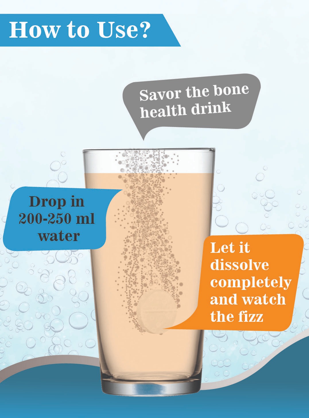 Osteofizz- Calcium with Vitamin D Effervescent Tablets with Mg Vit C B6 K Pack of 20 orange - flavored effervescent tablets for optimal absorption Swiss formula for complete Bone Health