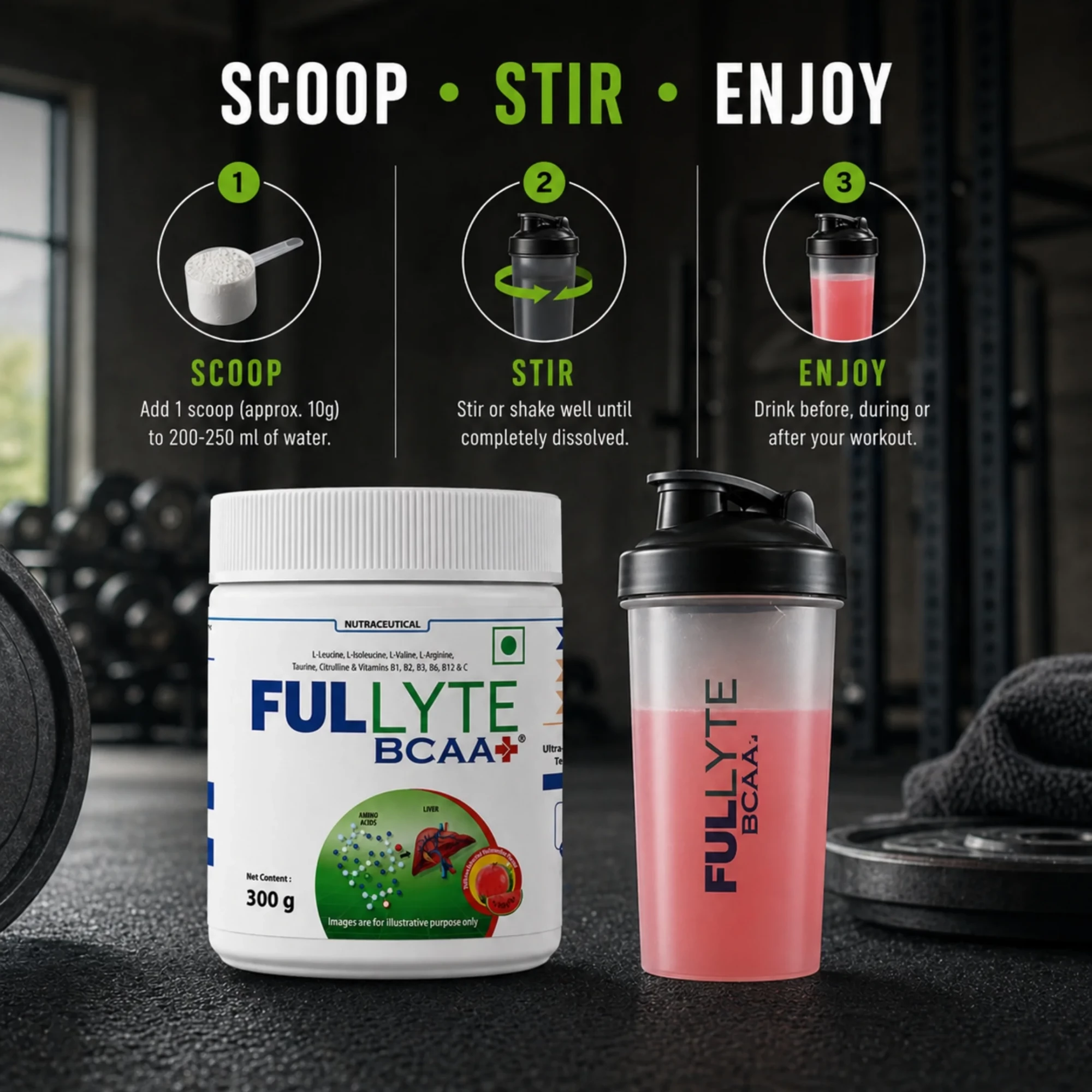 Fullyte BCAA - Muscle Growth and Recovery
