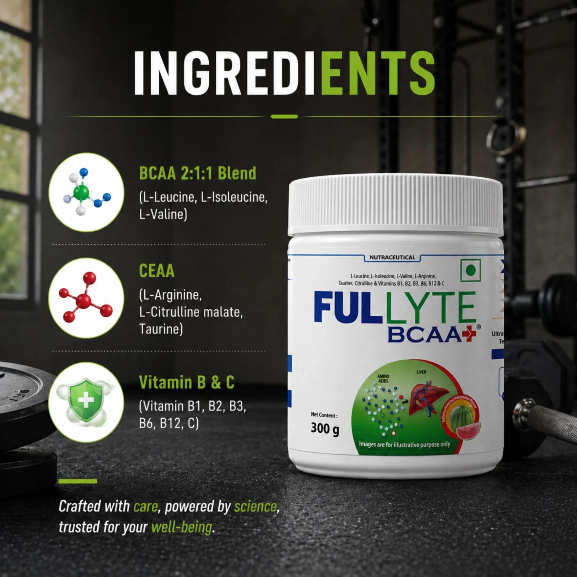Fullyte BCAA - Muscle Growth and Recovery