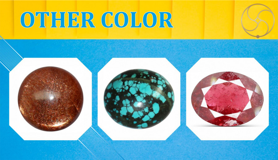 OTHER COLOR STONE WITH RING OR PENDANT