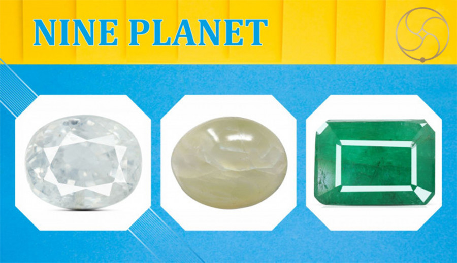 NINE PLANET STONES WITH RING OR PENDANT