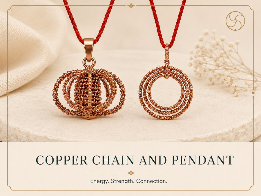 Copper Chain and Pendant