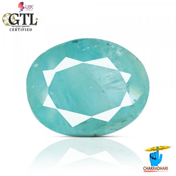 Image of 06.68 Carats Emerald Gemstone With Ring Or Pendant – पन्ना रत्न