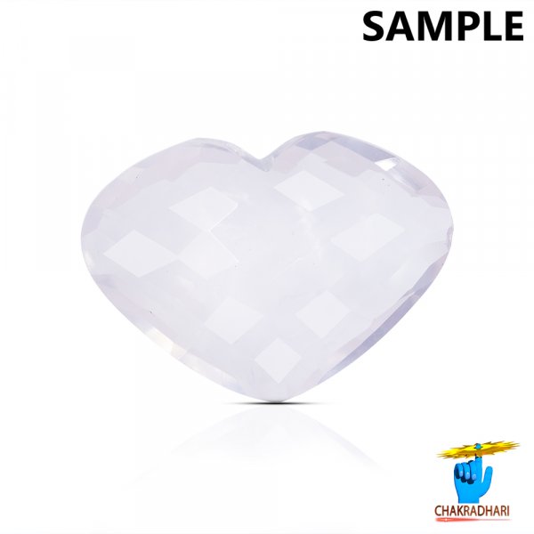 Image of 10.60 and 11.70 Carats Rose Quartz Gemstone With Silver Ring Or Pendant - गुलाबी स्फटिक