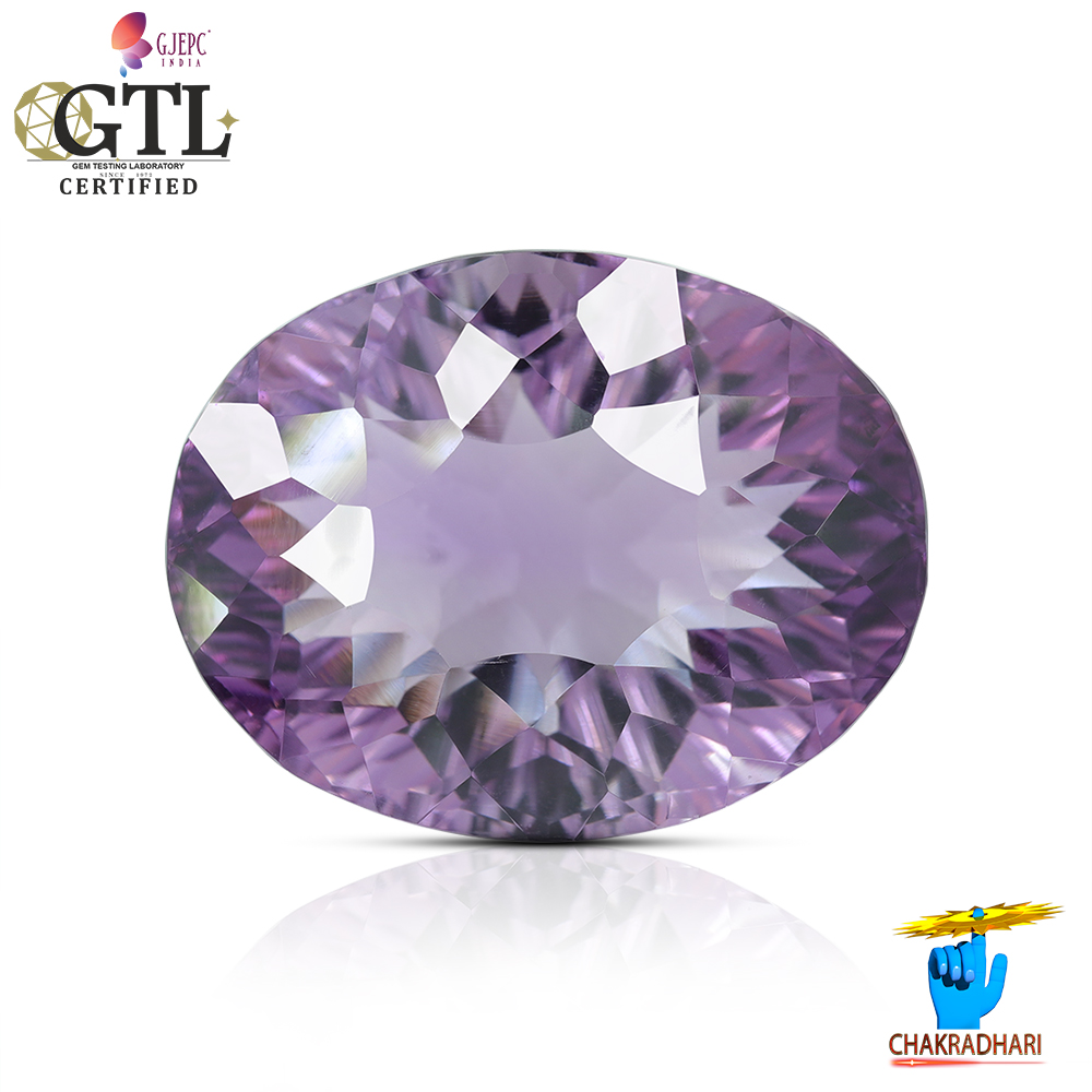 2937 Carats Amethyst Katela Jamuniya Stone With Silver Ring Or Pendant -