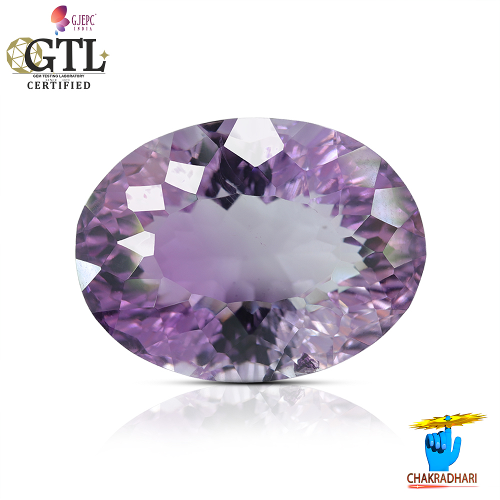 2178 Carats Amethyst Katela Jamuniya Stone With Silver Ring Or Pendant -