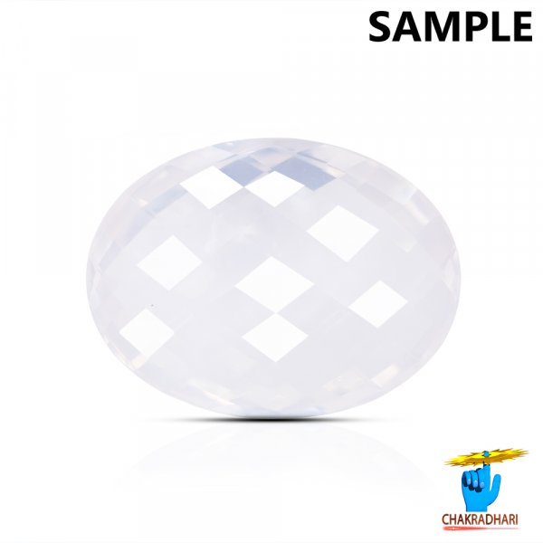 Image of 14.90 and 15.20 Carats Rose Quartz Gemstone With Silver Ring Or Pendant - गुलाबी स्फटिक