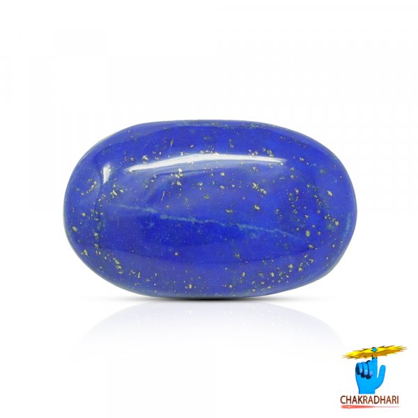 Image of 29.80 Carats Lapis Lazuli Gemstone With Silver Ring Or Pendant – लाजवर्त रत्न