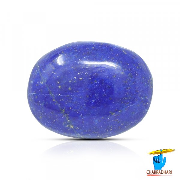 Image of 29.90 Carats Lapis Lazuli Gemstone With Silver Ring Or Pendant – लाजवर्त रत्न