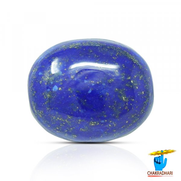 Image of 31 Carats Lapis Lazuli Gemstone With Silver Ring Or Pendant – लाजवर्त रत्न