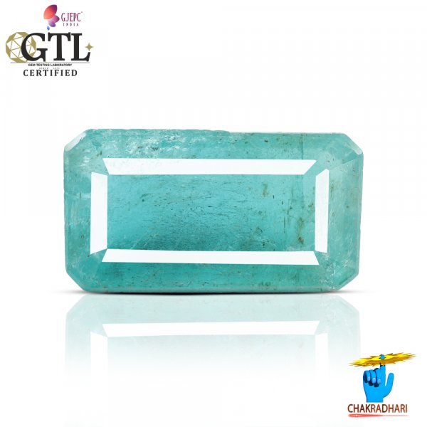 Image of 04.39 Carats Emerald Gemstone With Ring Or Pendant – पन्ना रत्न