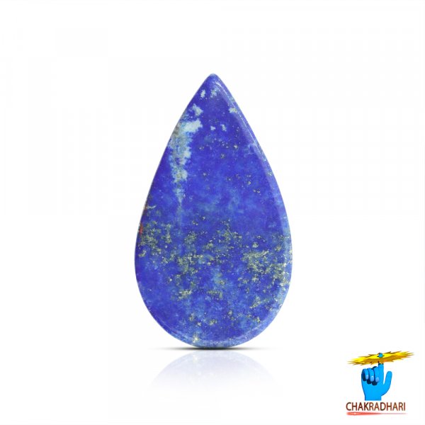 Image of 32.20 Carats Lapis Lazuli Gemstone With Silver Ring Or Pendant – लाजवर्त रत्न
