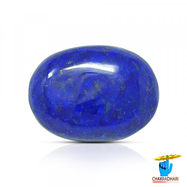 Image of 33.70 Carats Lapis Lazuli Gemstone With Silver Ring Or Pendant – लाजवर्त रत्न