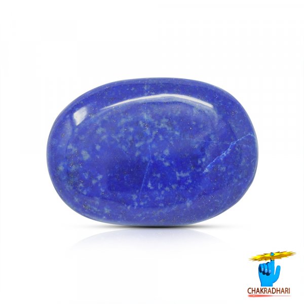 Image of 34.50 Carats Lapis Lazuli Gemstone With Silver Ring Or Pendant – लाजवर्त रत्न