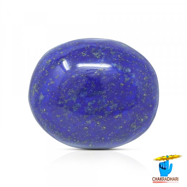 Image of 35.20 Carats Lapis Lazuli Gemstone With Silver Ring Or Pendant – लाजवर्त रत्न