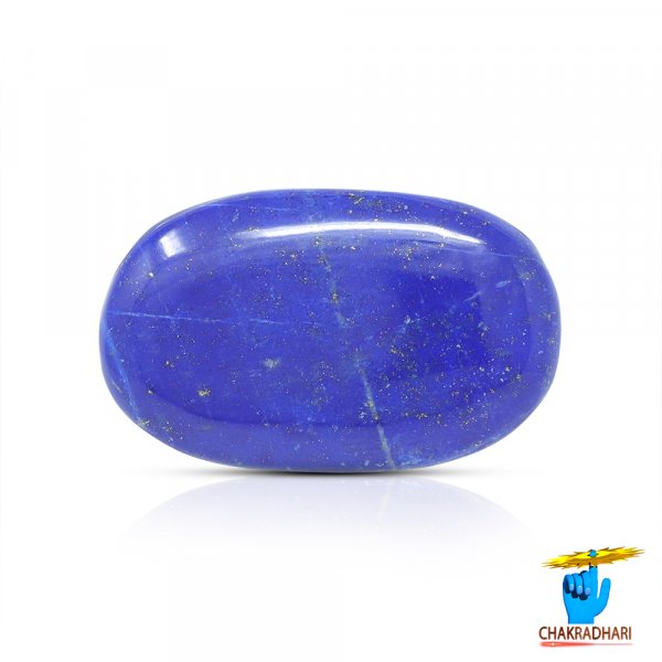 Image of 41.10 Carats Lapis Lazuli Gemstone With Silver Ring Or Pendant – लाजवर्त रत्न