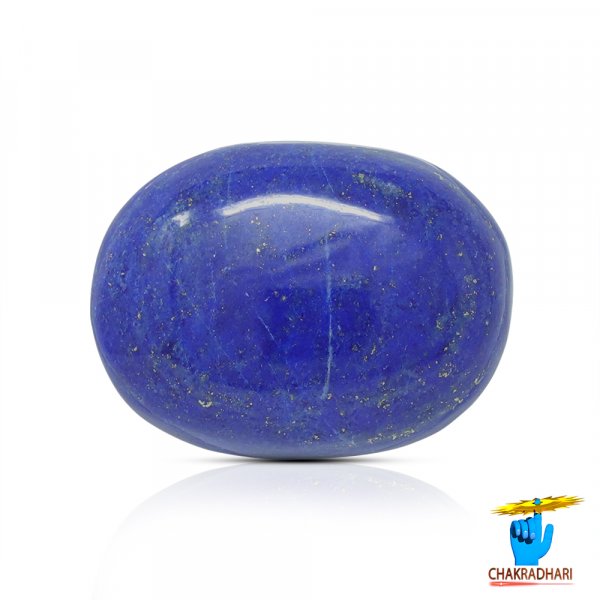 Image of 44.40 Carats Lapis Lazuli Gemstone With Silver Ring Or Pendant – लाजवर्त रत्न