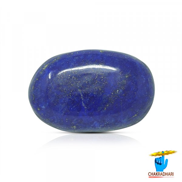 Image of 52.10 Carats Lapis Lazuli Gemstone With Silver Ring Or Pendant – लाजवर्त रत्न