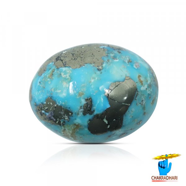 Image of 34.09 Carats Turquoise Irani Gemstone - पिरोजक, फ़िरोज़ा ईरानी रत्न