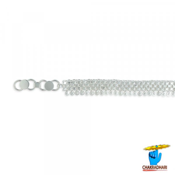 Image of 99.6% Silver Kusumkali Kamarbandh - चाँदी कुसुमकली कमरबंद (235gm)