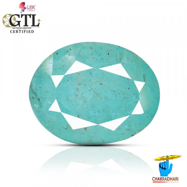 Image of 05.47 Carats Emerald Gemstone With Ring Or Pendant – पन्ना रत्न