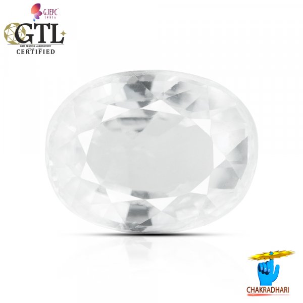 Image of 09.43 Carats Natural Zircon Gemstone With Silver Ring Or Pendant - प्राकृतिक जरकन