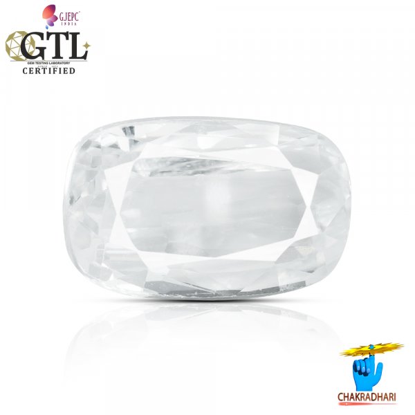 Image of 09.52 Carats Natural Zircon Gemstone With Silver Ring Or Pendant - प्राकृतिक जरकन