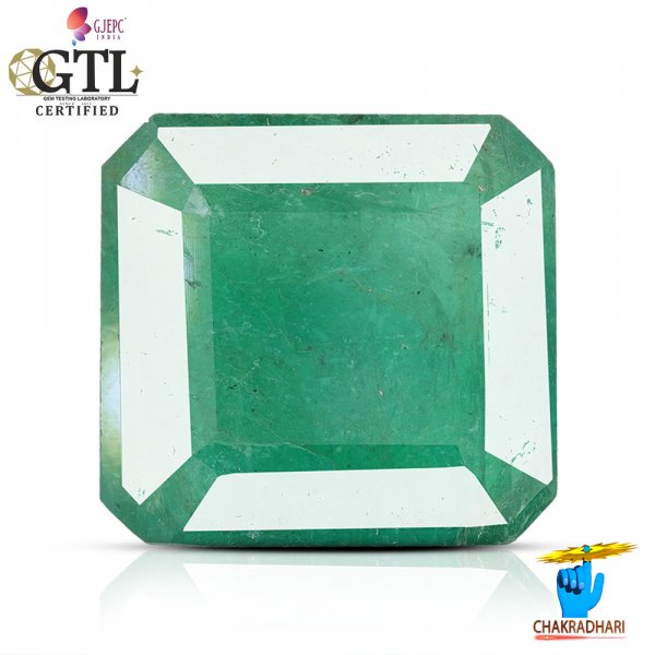 Image of 06.26 Carats Emerald Gemstone With Ring Or Pendant – पन्ना रत्न