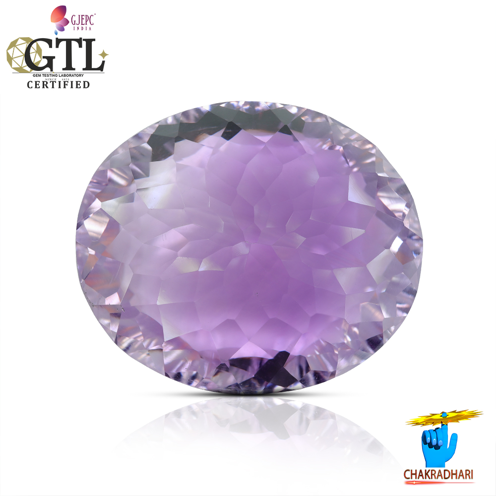 4299 Carats Amethyst Katela Jamuniya Stone With Silver Ring Or Pendant -
