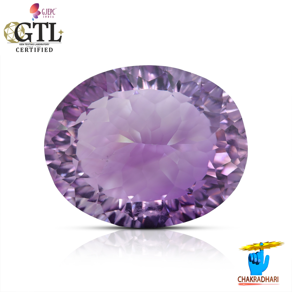 2820 Carats Amethyst Katela Jamuniya Stone With Silver Ring Or Pendant -