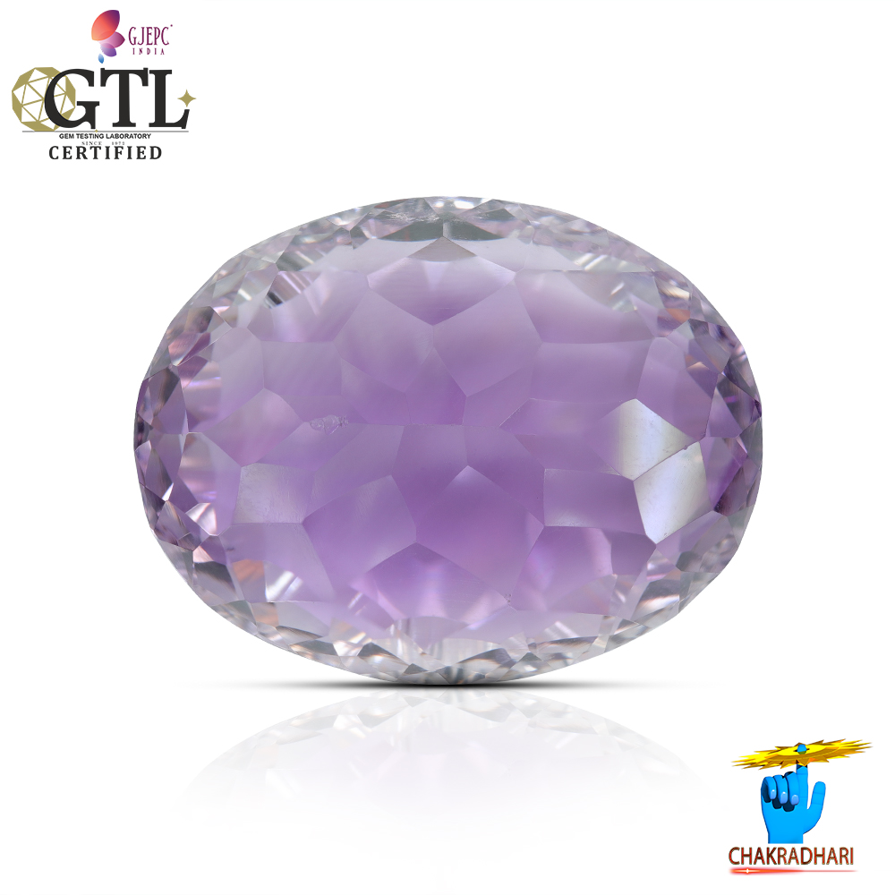 2937 Carats Amethyst Katela Jamuniya Stone With Silver Ring Or Pendant -