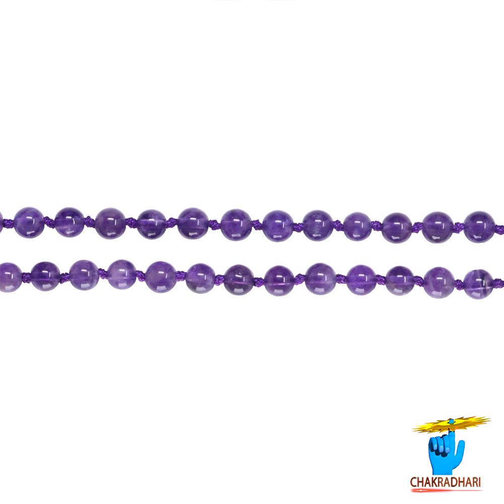 Amethyst Mala 108 Plus 1 Beads - -
