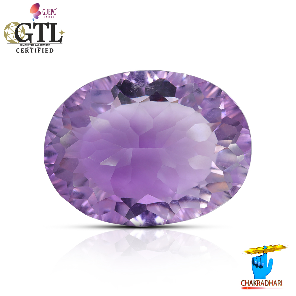 1425 Carats Amethyst Katela Jamuniya Stone With Silver Ring Or Pendant -