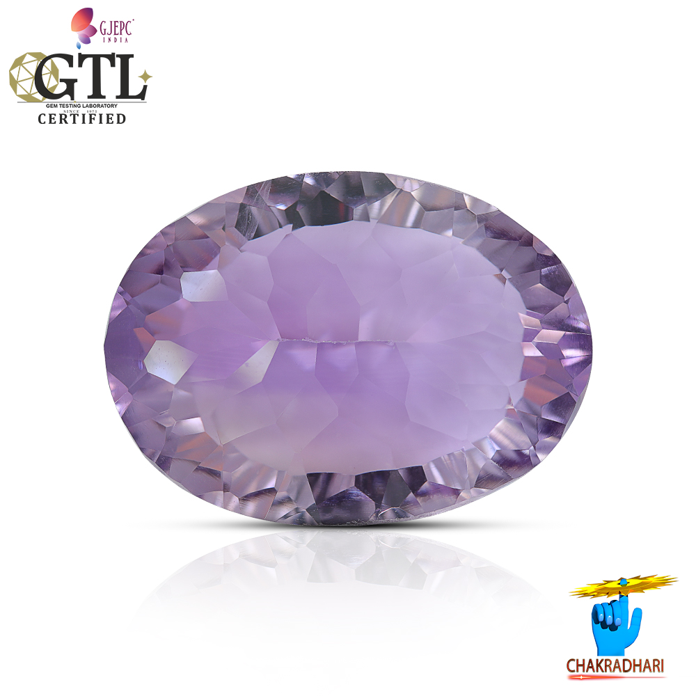 1623 Carats Amethyst Katela Jamuniya Stone With Silver Ring Or Pendant -