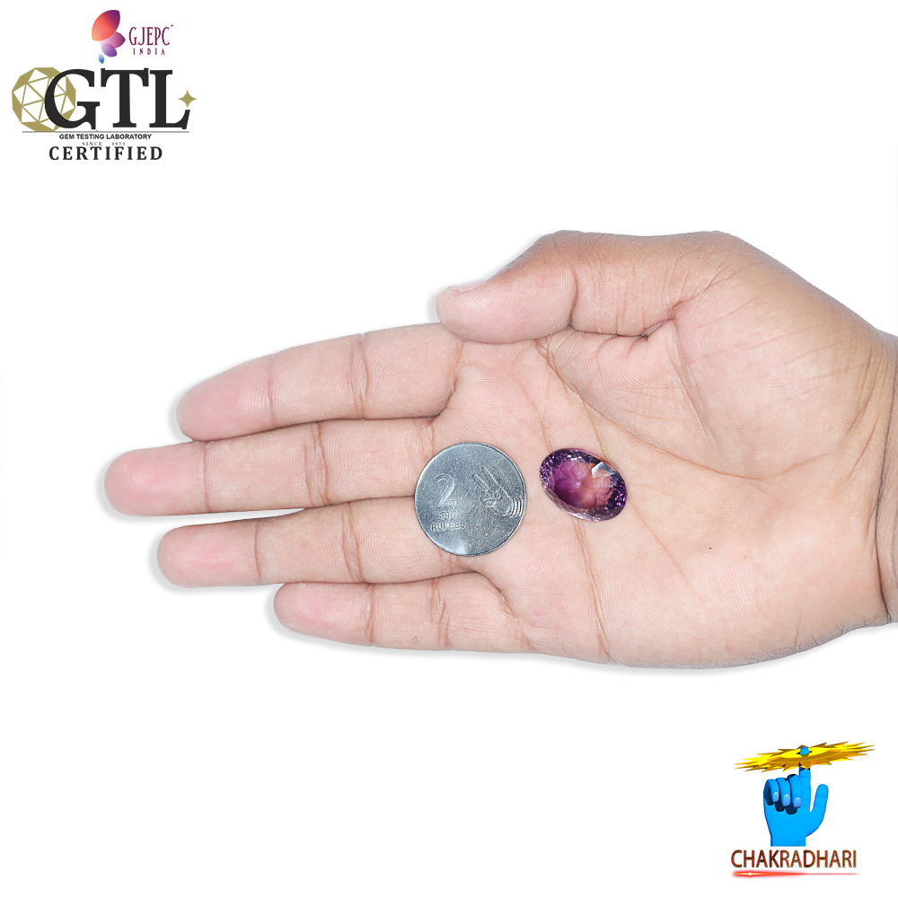 3064 Carats Amethyst Katela Jamuniya Stone With Silver Ring Or Pendant -