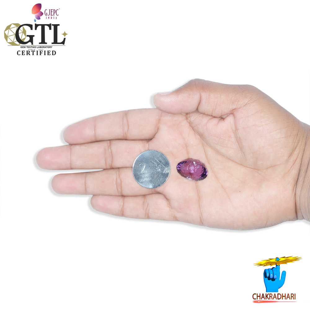 2937 Carats Amethyst Katela Jamuniya Stone With Silver Ring Or Pendant -