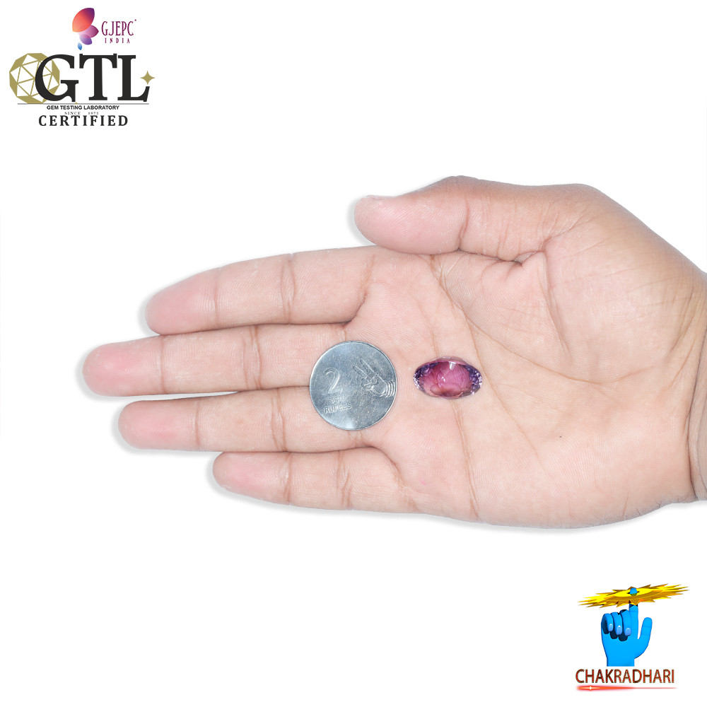 2276 Carats Amethyst Katela Jamuniya Stone With Silver Ring Or Pendant -