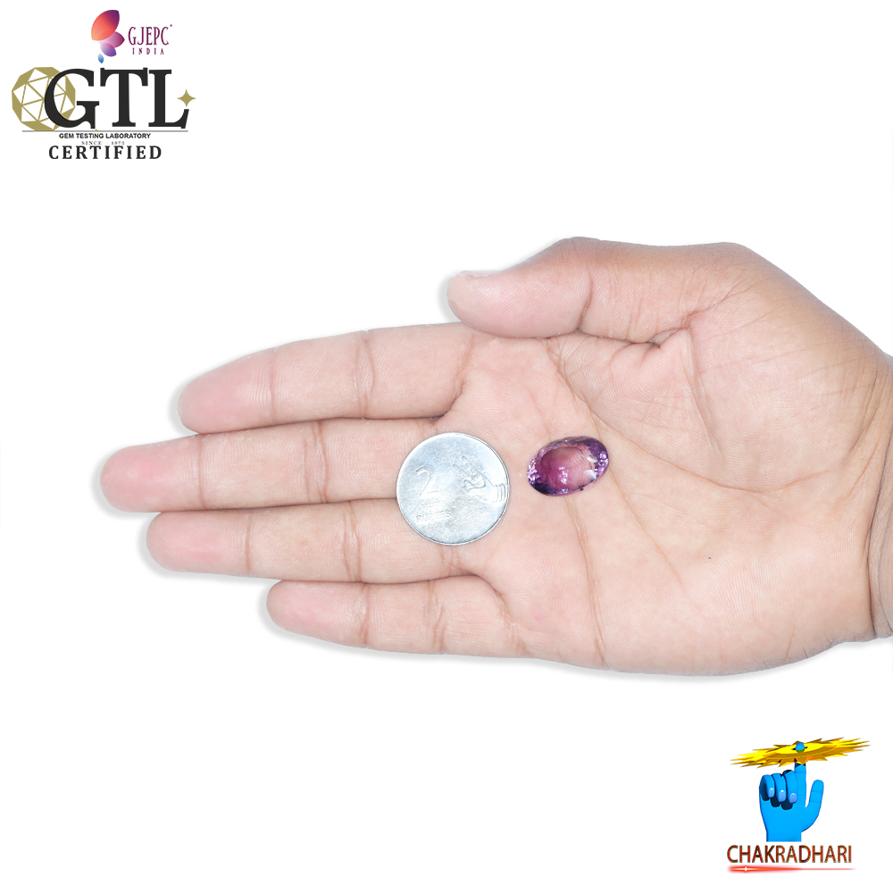 2178 Carats Amethyst Katela Jamuniya Stone With Silver Ring Or Pendant -