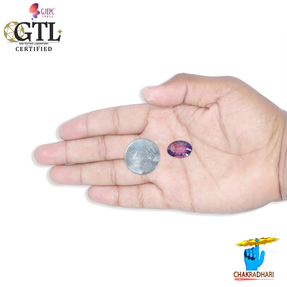 1623 Carats Amethyst Katela Jamuniya Stone With Silver Ring Or Pendant -