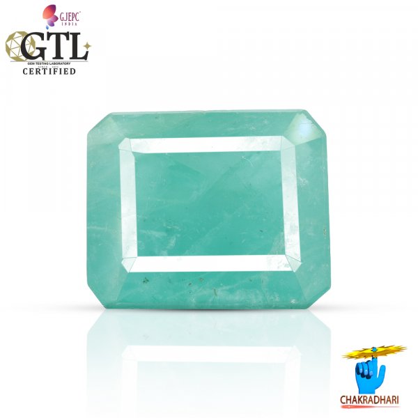 Image of 09.62 Carats Emerald Gemstone With Ring Or Pendant – पन्ना रत्न