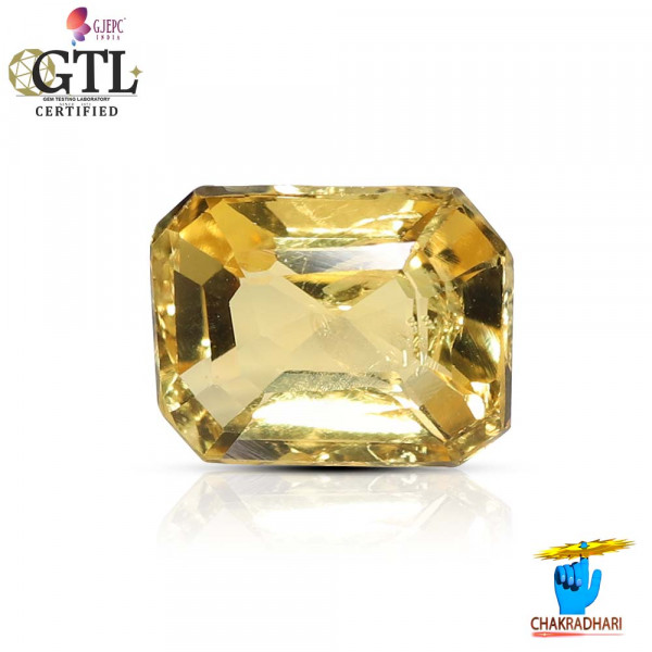 Image of 2.58 Carat Natural Heliodor Gemstone With Silver Ring And Pendant-पीलापन्ना रत्न