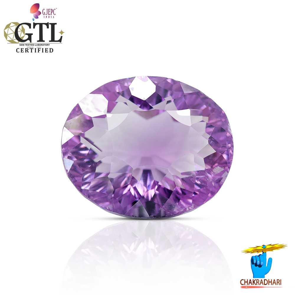 1521 Carats Amethyst Katela Jamuniya Stone With Silver Ring Or Pendant -