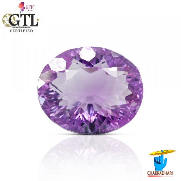 Image of 15.21 Carats Amethyst Katela (Jamuniya) Stone With Silver Ring Or Pendant  - कटेला रत्न (जामुनिया )